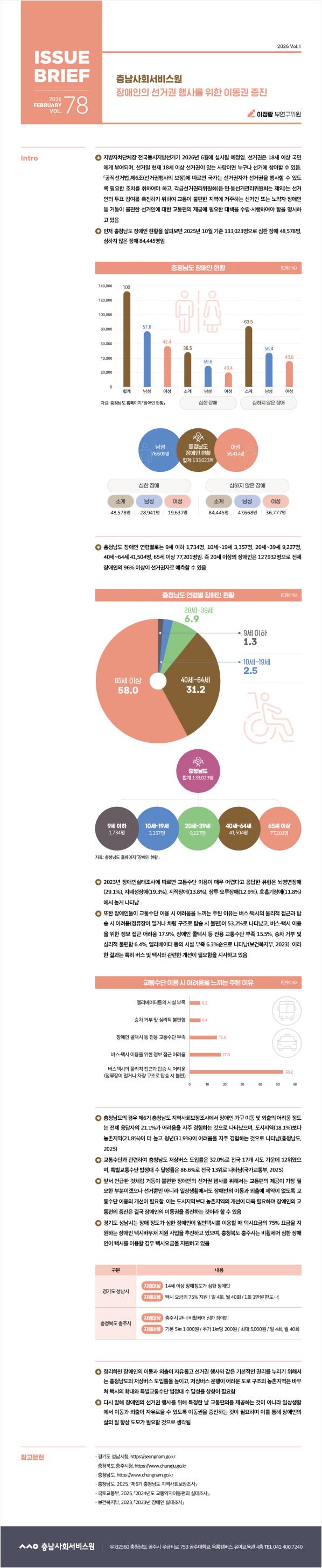 NO.78(2026. Vol.1)장애인의 선거권 행사를 위한 이동권 증진 사진1
